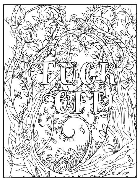 Discover the Artistic Side of Curse Words with Adult Coloring Books